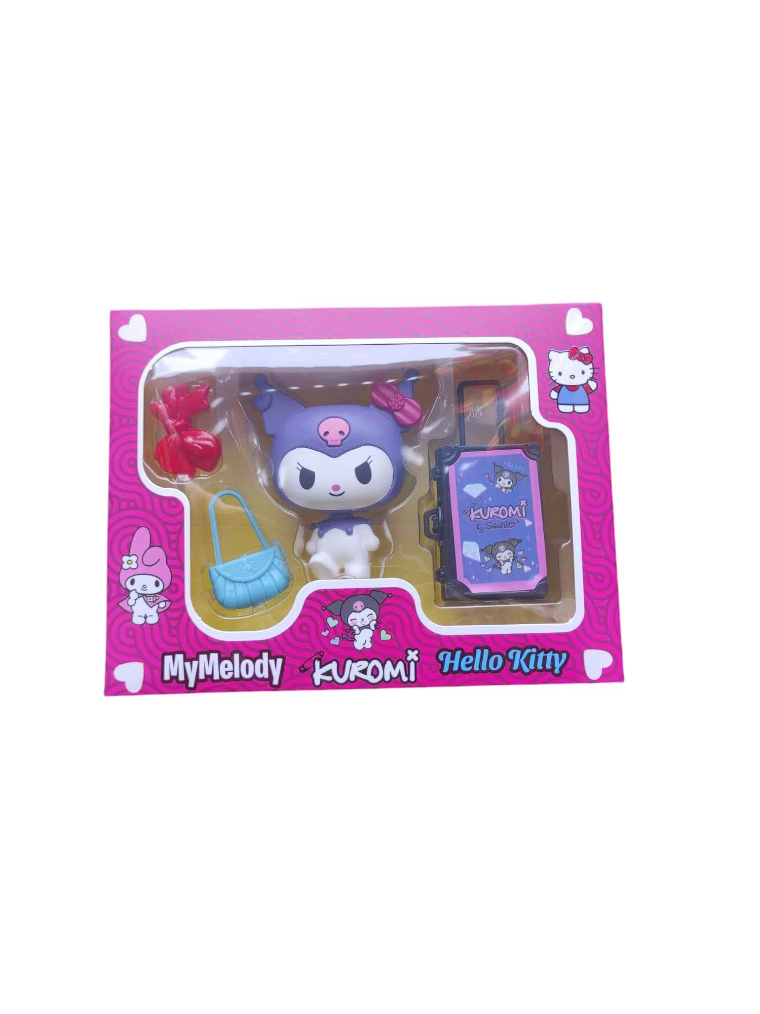 toptan oyuncak kuromi bavullu çantalı set kmby6017
